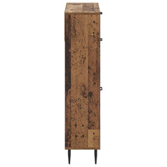 vidaXL Shoe Cabinet HAARLEM 78 x 24 x 103 cm Engineered Wood Old Wood 5