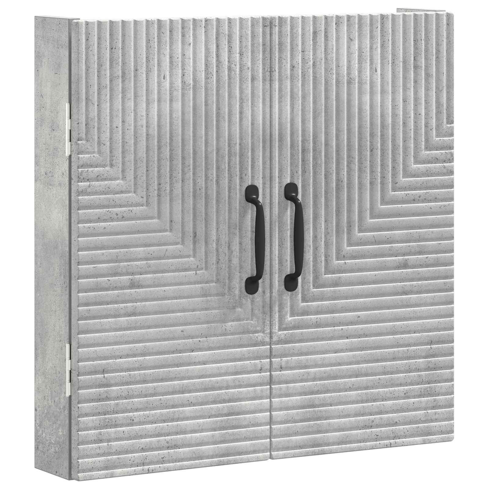 vidaXL Dartboard Cabinet HAARLEM Concrete Grey 52.5 x 10.5 x 53.5 cm 4