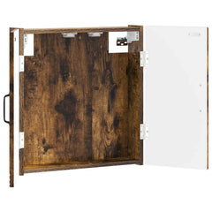 vidaXL Dartboard Cabinet HAARLEM Smoked Oak 52.5 x 10.5 x 53.5 cm 3