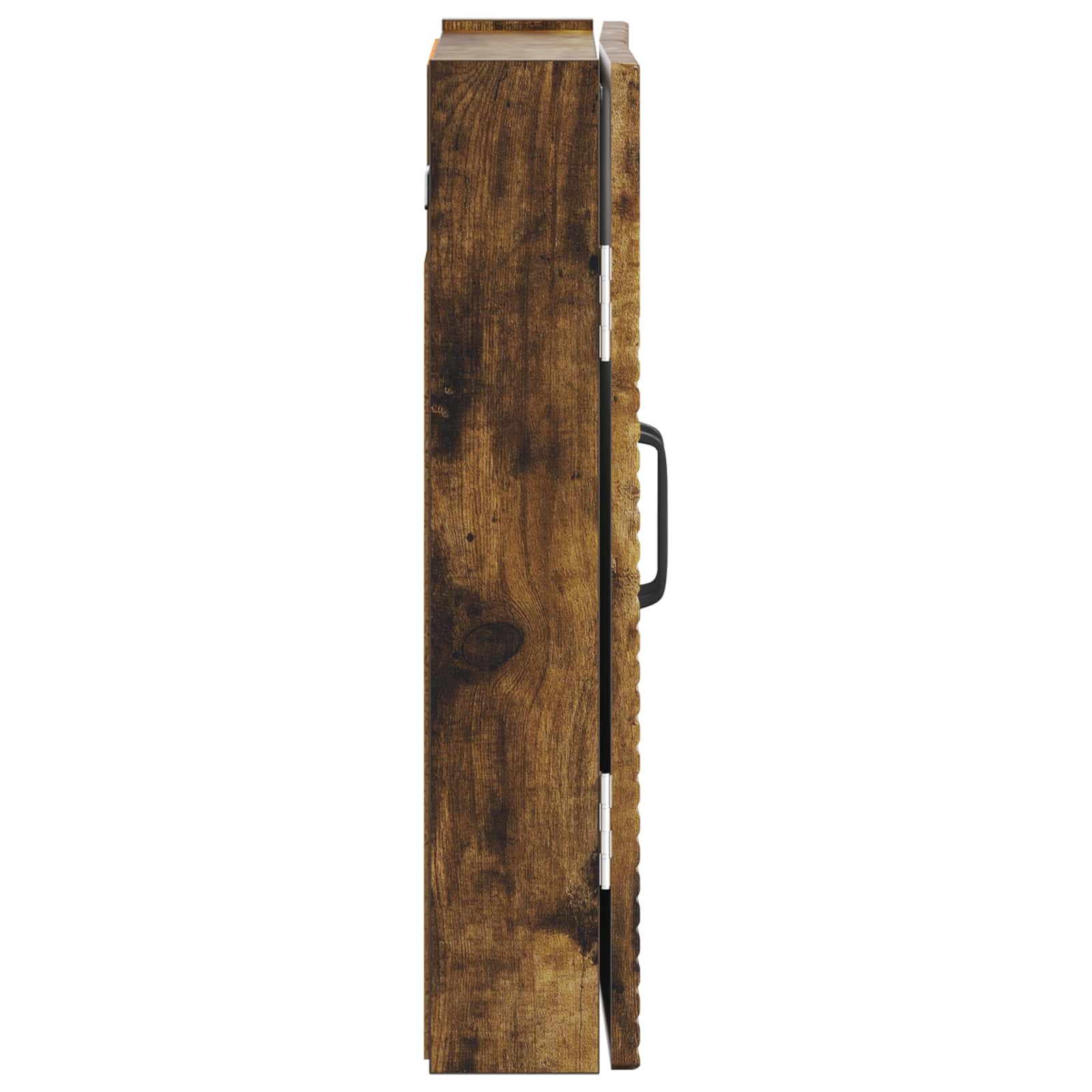 vidaXL Dartboard Cabinet HAARLEM Smoked Oak 52.5 x 10.5 x 53.5 cm 5