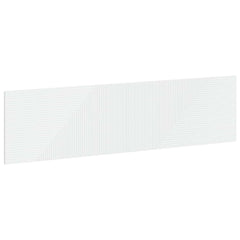 Wall-Mounted Headboard HAARLEM Engineered Wood Width 200 cm White