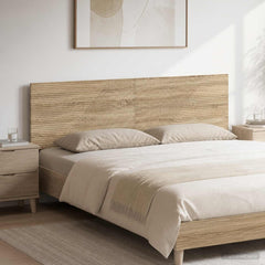 Wall-Mounted Headboard HAARLEM Engineered Wood Width 200 cm Sonoma oak