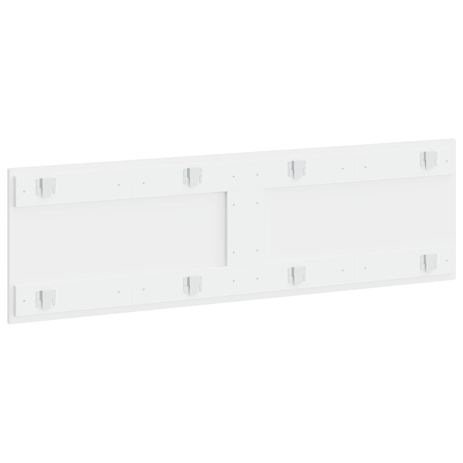 vidaXL Wall-Mounted Headboard HAARLEM White Engineered Wood 5