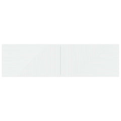 vidaXL Wall-Mounted Headboard HAARLEM White Engineered Wood 3