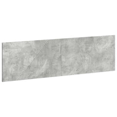 vidaXL Wall-Mounted Headboard HAARLEM Concrete Grey Engineered Wood 2