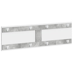 vidaXL Wall-Mounted Headboard HAARLEM Concrete Grey Engineered Wood 5