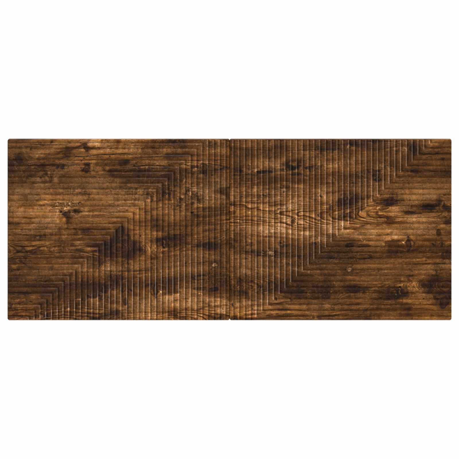 vidaXL Wall-Mounted Headboard HAARLEM Smoked Oak Engineered Wood 3