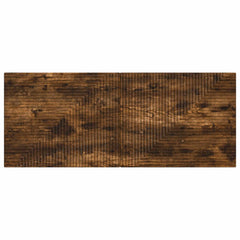 vidaXL Wall-Mounted Headboard HAARLEM Smoked Oak Engineered Wood 3