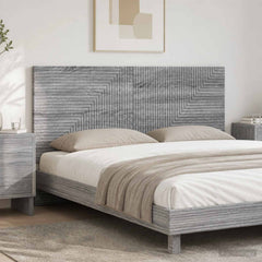 vidaXL Wall-Mounted Headboard HAARLEM Engineered Wood Width 120 cm