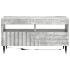 vidaXL LED TV Cabinet Concrete Grey Engineered Wood 6