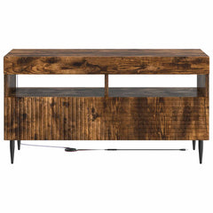 vidaXL LED TV Cabinet Smoked Oak Engineered Wood 6