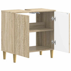 vidaXL Bathroom Sink Cabinet DELFT Sonoma Oak 59.5 x 31.5x 59 cm 3