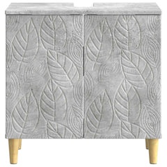 vidaXL Bathroom Sink Cabinet DELFT Concrete Grey 59.5 x 31.5x 59 cm 4