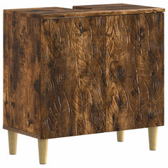 vidaXL Bathroom Sink Cabinet DELFT Smoked Oak 59.5 x 31.5x 59 cm 2