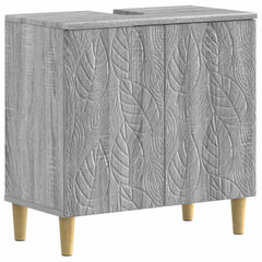 vidaXL Bathroom Sink Cabinet DELFT Grey Sonoma 59.5 x 31.5x 59 cm 2