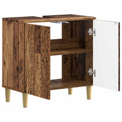 vidaXL Bathroom Sink Cabinet DELFT Old Wood 59.5 x 31.5x 59 cm 3