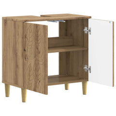 vidaXL Bathroom Sink Cabinet DELFT Artisan Oak 59.5 x 31.5x 59 cm 3