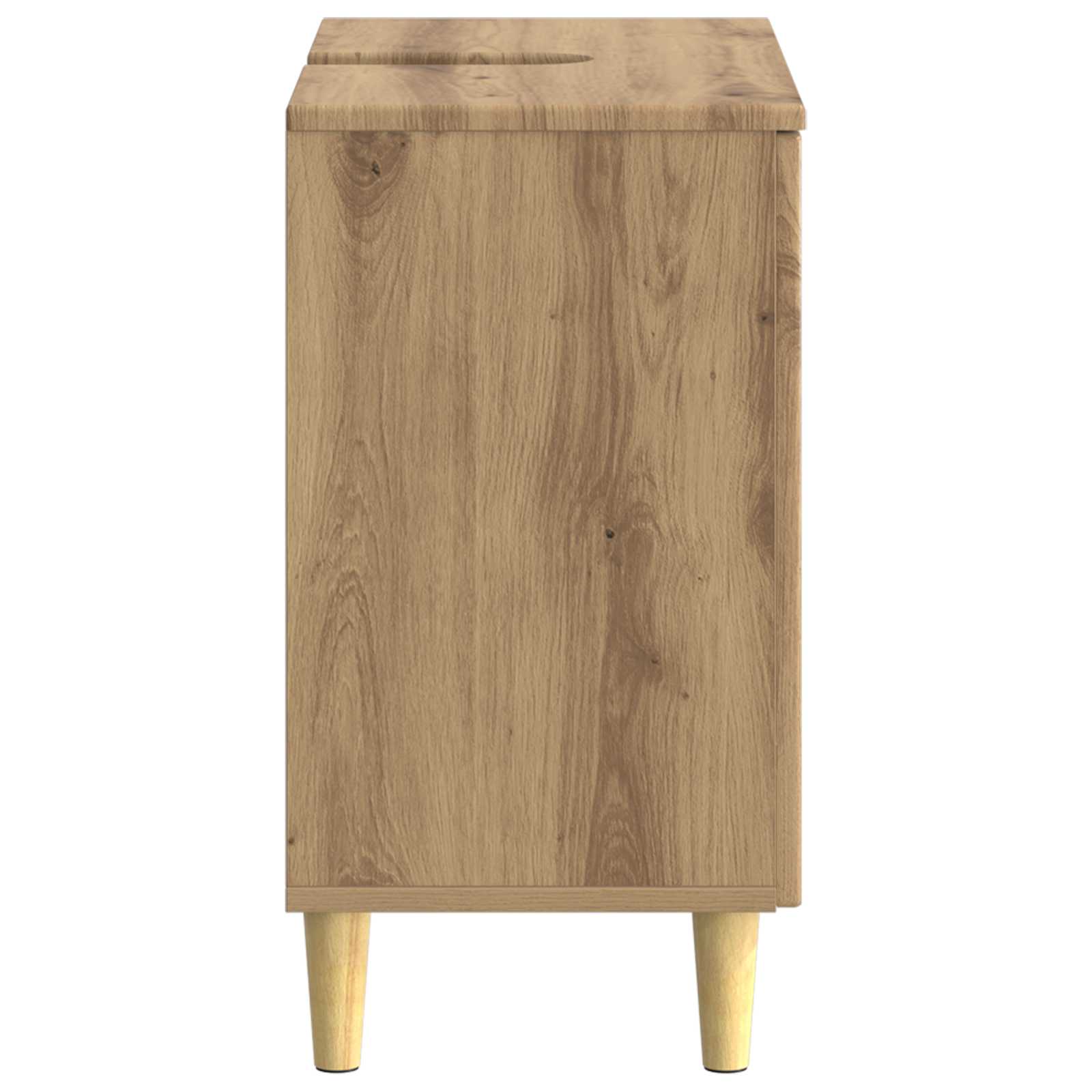 vidaXL Bathroom Sink Cabinet DELFT Artisan Oak 59.5 x 31.5x 59 cm 5