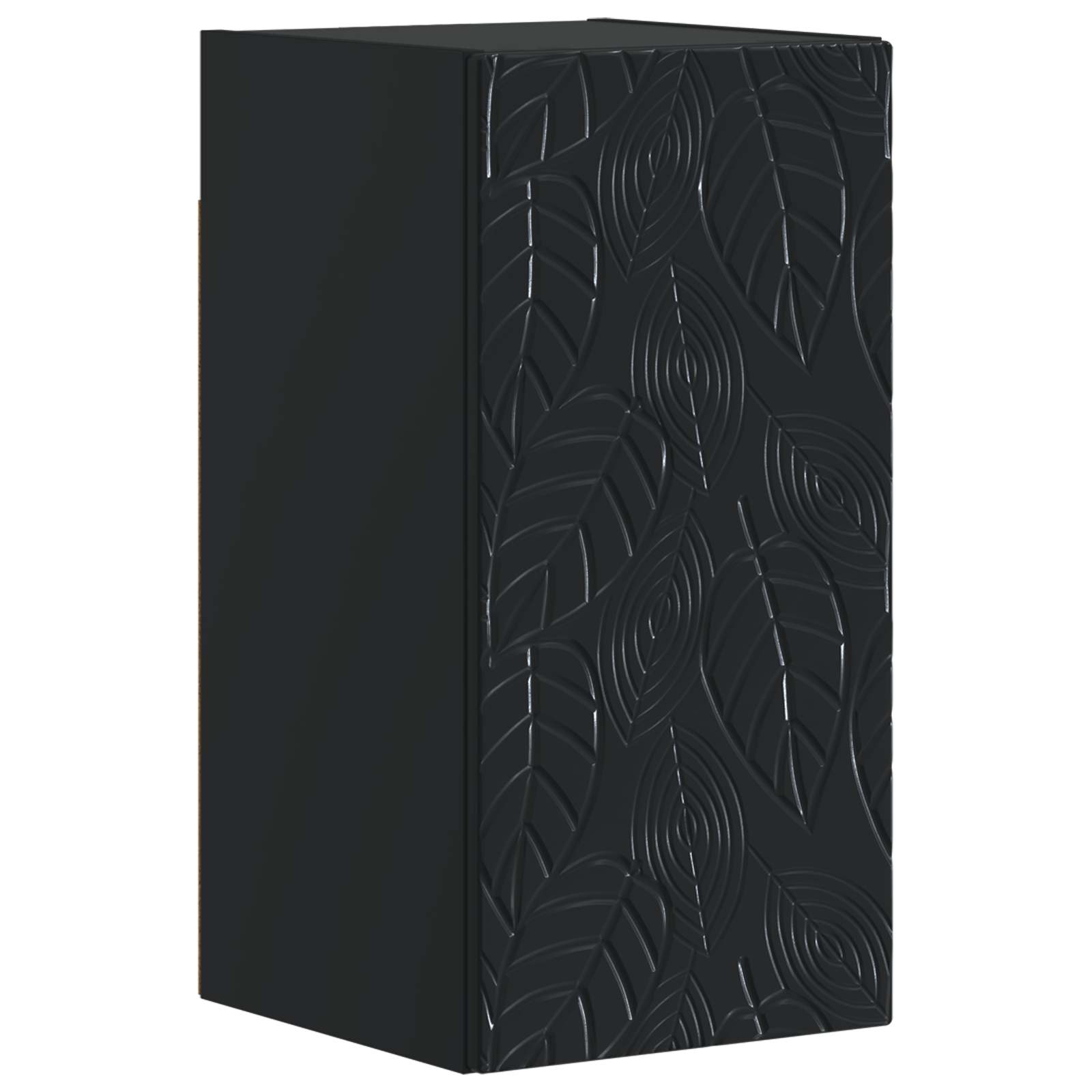 vidaXL Bathroom Wall Cabinet DELFT Black 30 x 31 x 59 cm 2