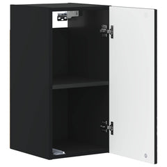 vidaXL Bathroom Wall Cabinet DELFT Black 30 x 31 x 59 cm 3