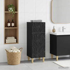 Bathroom Storage Cainet DELFT 30 x 31 x 80 cm Black