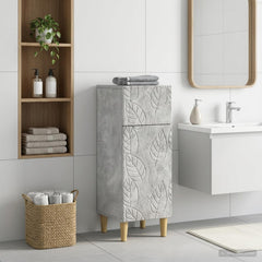 Bathroom Storage Cainet DELFT 30 x 31 x 80 cm Concrete grey