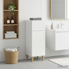 Bathroom Storage Cainet DELFT 30 x 31 x 80 cm High gloss white