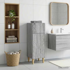 Bathroom Storage Cainet DELFT 30 x 31 x 80 cm Grey sonoma