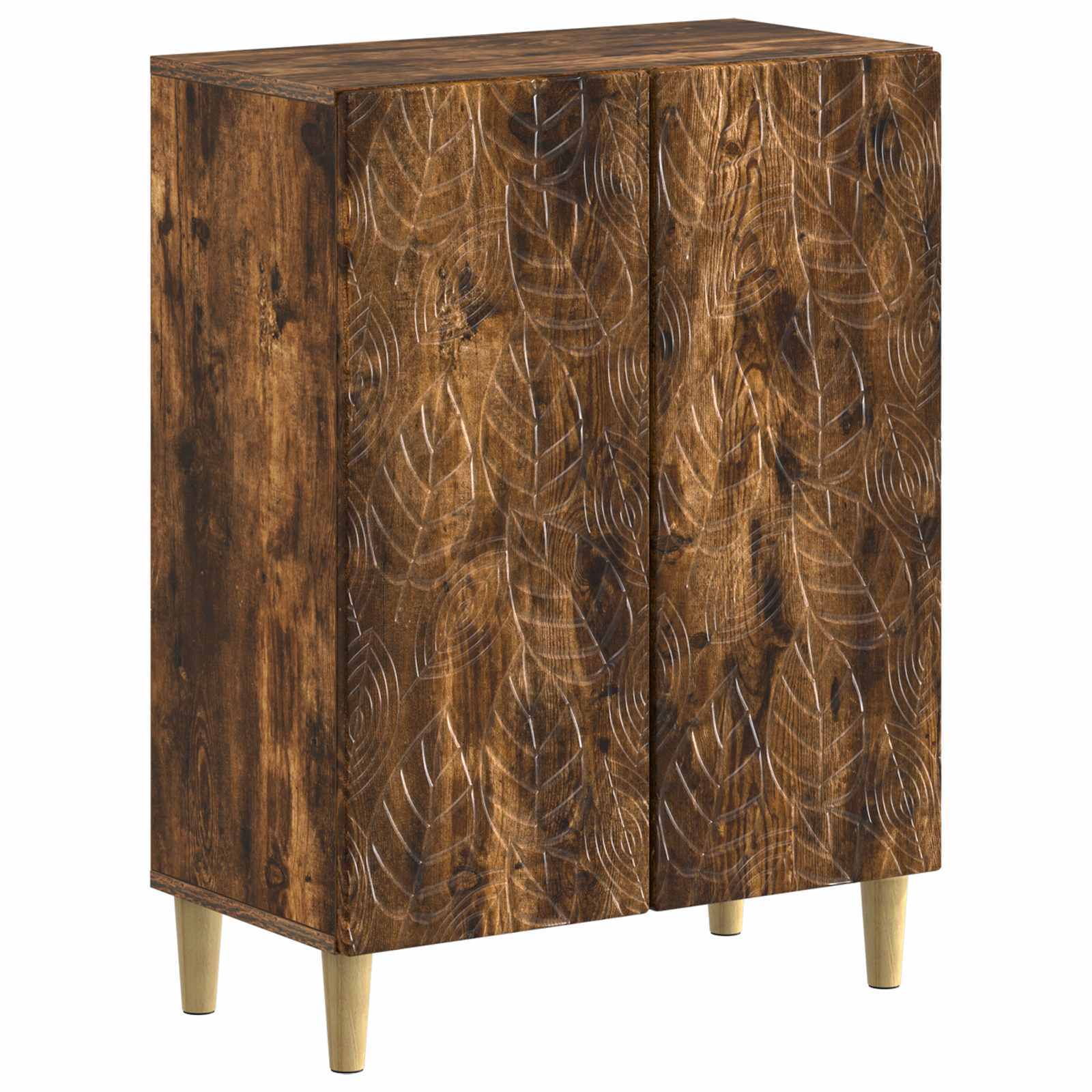 vidaXL Bathroom Storage Cainet DELFT Smoked Oak 59.5 x 31 x 80 cm 2