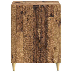 vidaXL Bathroom Storage Cainet DELFT Old Wood 59.5 x 31 x 80 cm 4