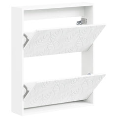 vidaXL Wall-Mounted Shoe Cabinet DELFT 71 x 17 x 86 cm Engineered Wood 3
