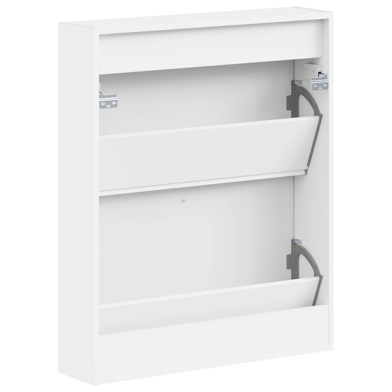 vidaXL Wall-Mounted Shoe Cabinet DELFT 71 x 17 x 86 cm Engineered Wood 6