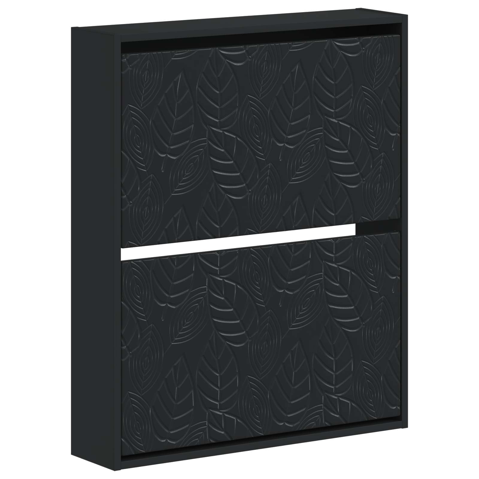 vidaXL Wall-Mounted Shoe Cabinet DELFT 71 x 17 x 86 cm Engineered Wood 2