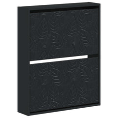 vidaXL Wall-Mounted Shoe Cabinet DELFT 71 x 17 x 86 cm Engineered Wood 2