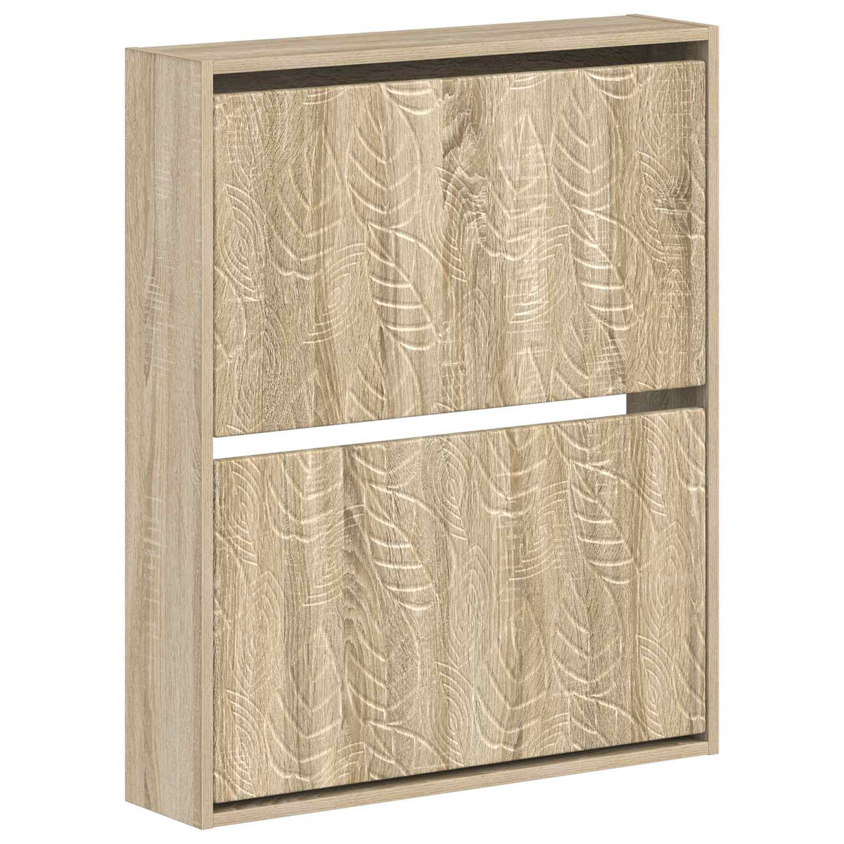 Wall-Mounted Shoe Cabinet DELFT 71 x 17 x 86 cm Engineered Wood Sonoma oak