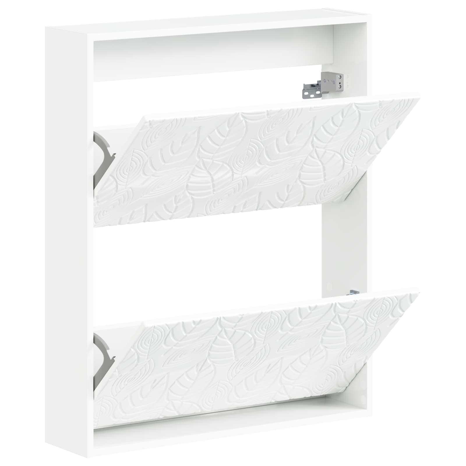 vidaXL Wall-Mounted Shoe Cabinet DELFT 71 x 17 x 86 cm Engineered Wood 3