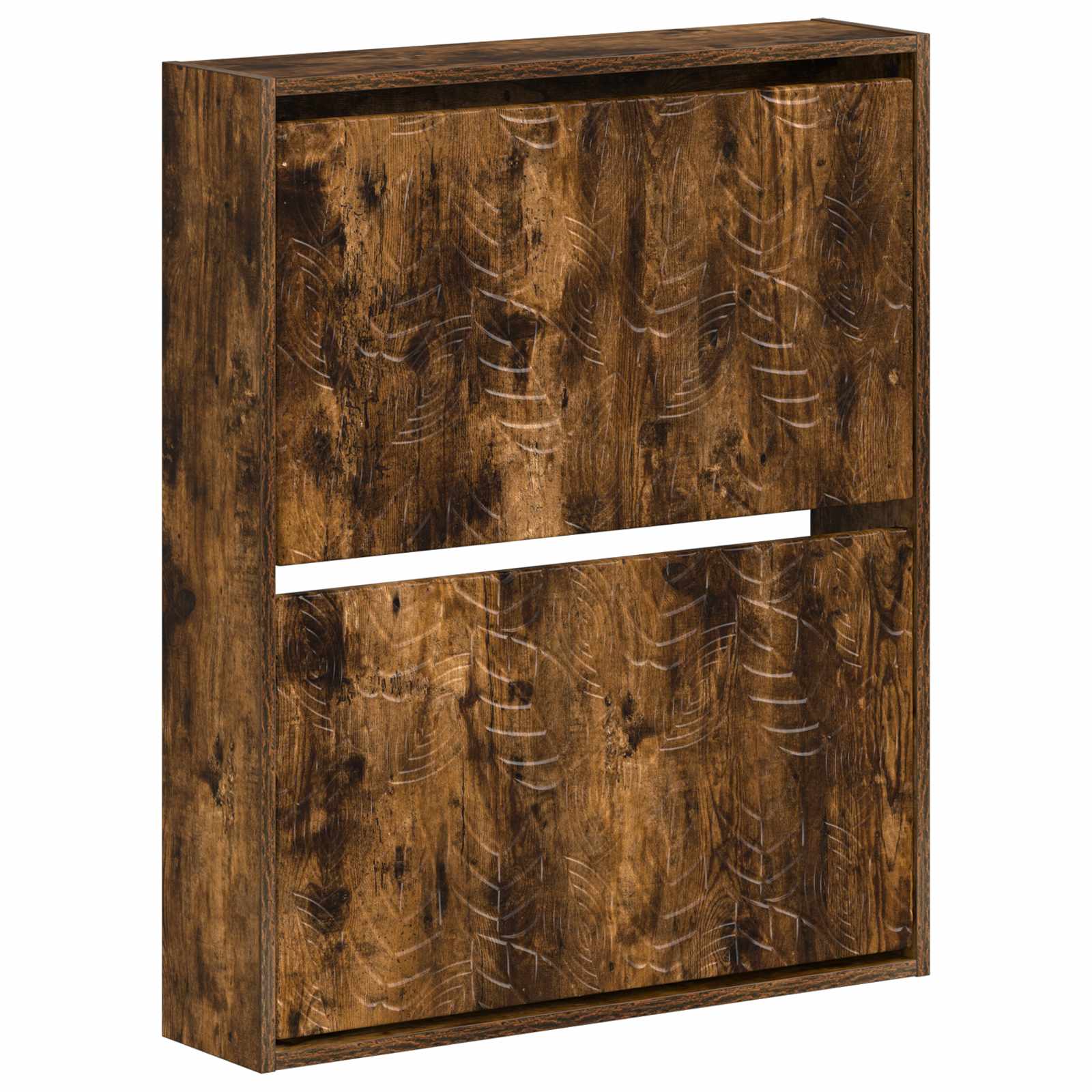 vidaXL Wall-Mounted Shoe Cabinet DELFT 71 x 17 x 86 cm Engineered Wood 2