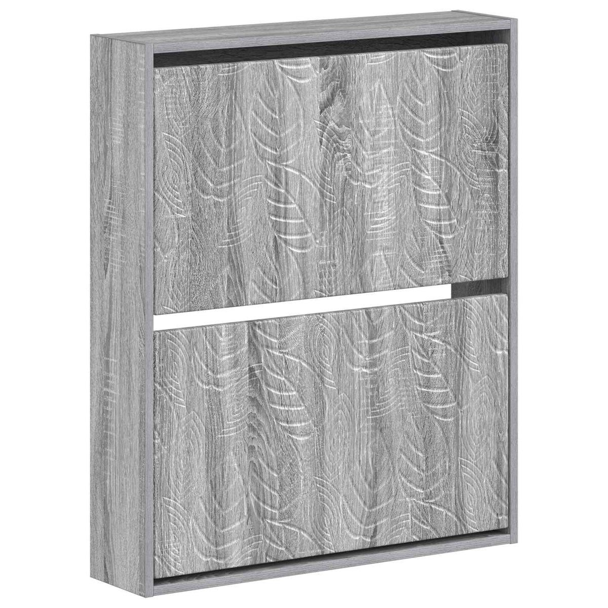 Wall-Mounted Shoe Cabinet DELFT 71 x 17 x 86 cm Engineered Wood Grey sonoma