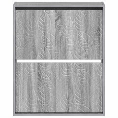 vidaXL Wall-Mounted Shoe Cabinet DELFT 71 x 17 x 86 cm Engineered Wood 4