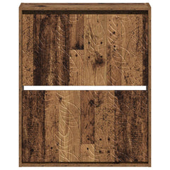 vidaXL Wall-Mounted Shoe Cabinet DELFT 71 x 17 x 86 cm Engineered Wood 4
