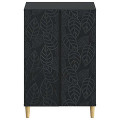 vidaXL Shoe Cabinet DELFT 59.5 x 39.5 x 90 cm Engineered Wood Black 4
