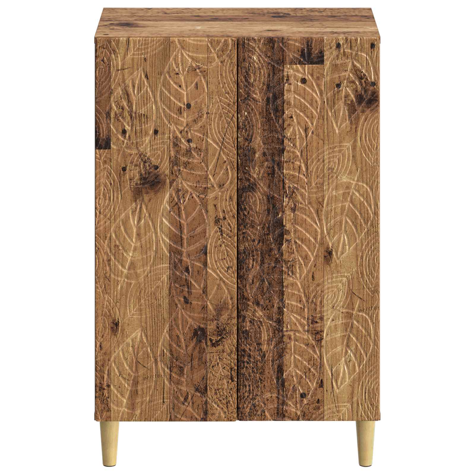 vidaXL Shoe Cabinet DELFT 59.5 x 39.5 x 90 cm Engineered Wood Old Wood 4