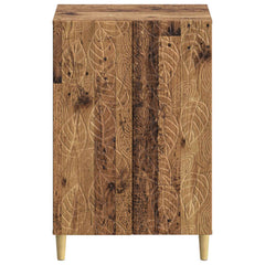 vidaXL Shoe Cabinet DELFT 59.5 x 39.5 x 90 cm Engineered Wood Old Wood 4