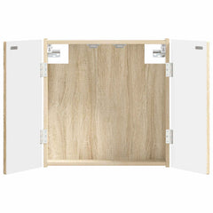 vidaXL Dartboard Cabinet DELFT Sonoma Oak 52.5 x 10.5 x 53.5 cm 2