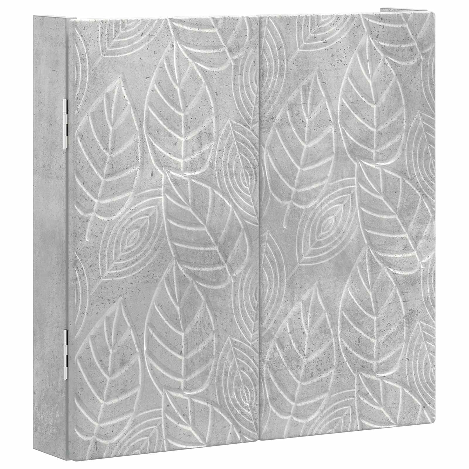 vidaXL Dartboard Cabinet DELFT Concrete Grey 52.5 x 10.5 x 53.5 cm 4