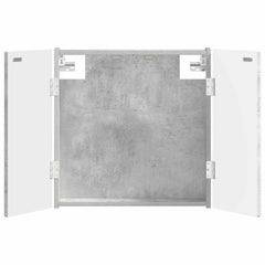 vidaXL Dartboard Cabinet DELFT Concrete Grey 52.5 x 10.5 x 53.5 cm 2