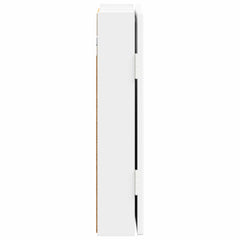 vidaXL Dartboard Cabinet DELFT High Gloss White 52.5 x 10.5 x 53.5 cm 5