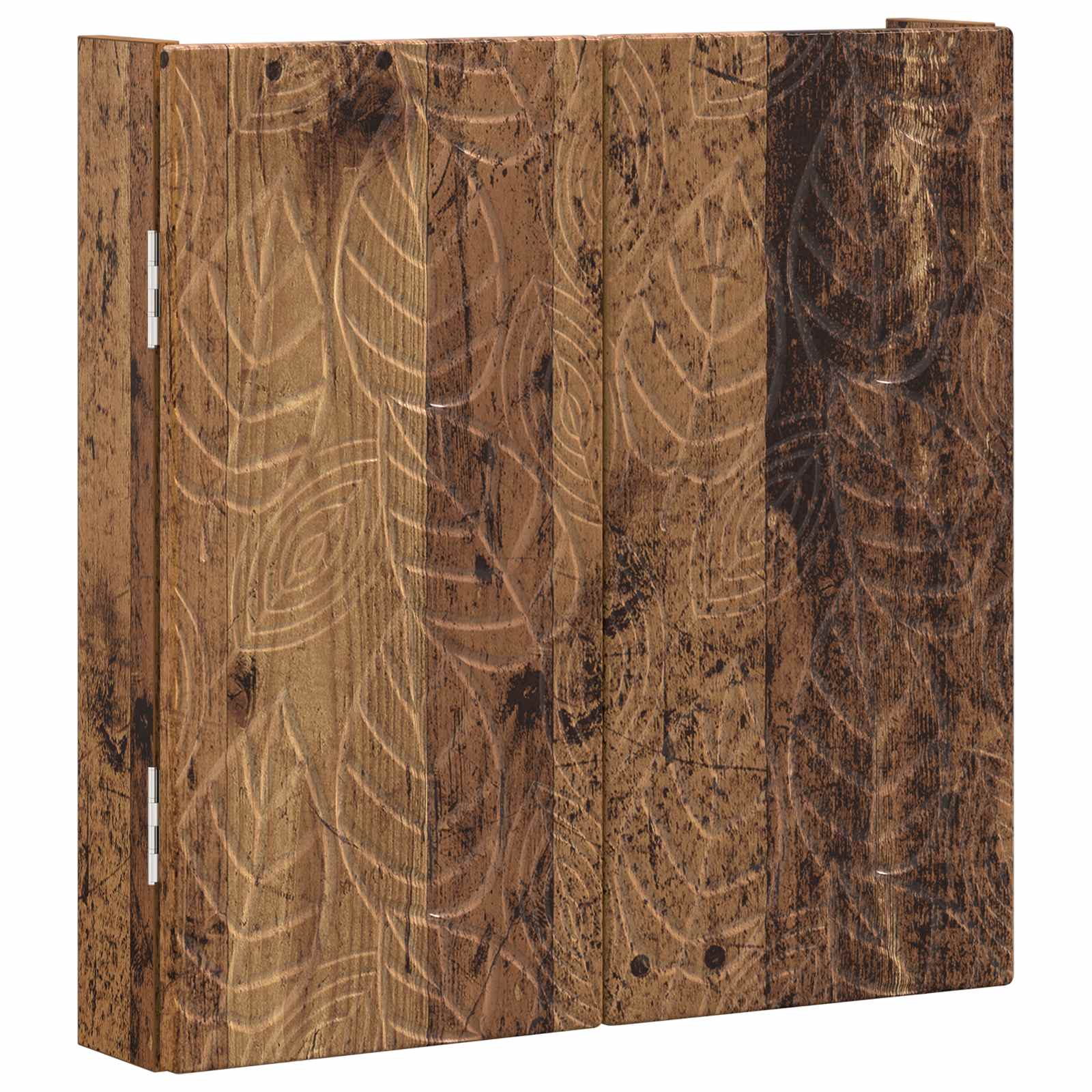 vidaXL Dartboard Cabinet DELFT Old Wood 52.5 x 10.5 x 53.5 cm 4