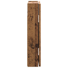 vidaXL Dartboard Cabinet DELFT Old Wood 52.5 x 10.5 x 53.5 cm 5