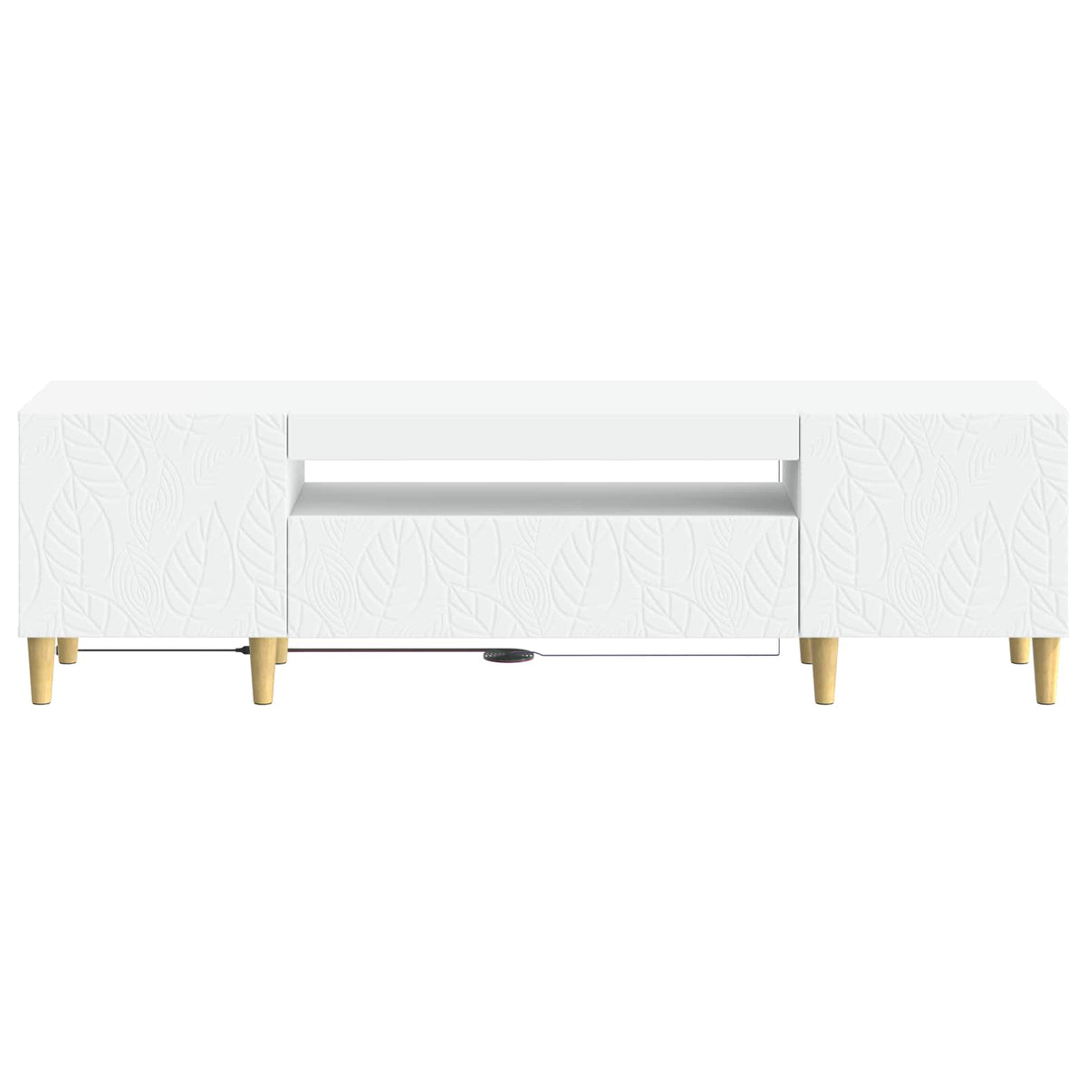 LED TV Cabinet DELFT 153 x 35 x 43 cm White